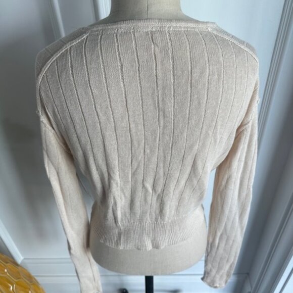 Free People NWT "Got Me Twisted" V Neck Sweater - Picture 11 of 16